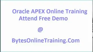 Oracle APEX Online Training