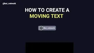create a text animation