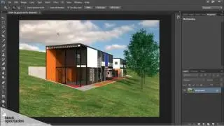 Rendered Channels in Photoshop - 3d Rendering with Vray 3.2 for SketchUp 2016 and Rhino 5