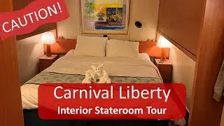 Carnival Liberty Interior Stateroom Tour and Complete Review | Carnival Cruise Line