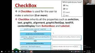 JavaFX UI controls