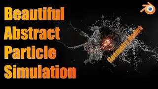 Beautiful Abstract Particle Animation using Simulation Nodes in Blender 3.6