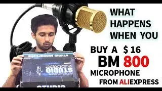 Unboxing $ 16 BM 800 Condenser Microphone From Aliexpress,Low Cost Microphone | The Electronic Guy
