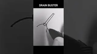 drawing drain buster simple 