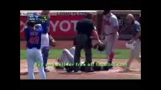Atlanta Braves outfielder Jason Heyward hit in face by a pitch ,  suffers broken jaw