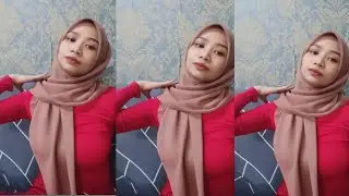 Merah Merona Yang Mempesona !! recommended Hijab style by Cikya
