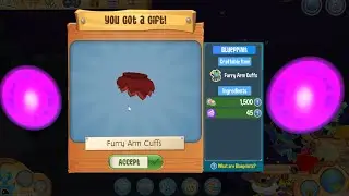 I MADE CUSTOM FURRY ARM CUFFS | How to Get Furry Arm Cuffs Blueprint | Animal Jam