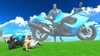 FRANKLIN MADE GIANT HAYABUSA FOR VENOM - Indian Bike Driving 3d