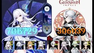 c6 Arlecchino & c2 Skirk | Spiral Abyss 6.4 | Genshin Impact