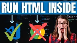 Run / Preview HTML CSS Websites directly Inside VS Code Editor, No Web Browser Needed in 2022