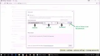 how to see saved passwords in google chrome