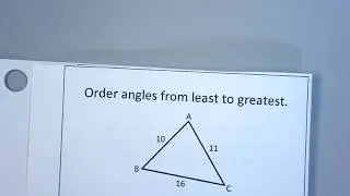 5.32 Order Angles Least to Greatest