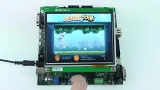 TouchGFX Demo on STM32F429 Evaluation Board with a 5.7