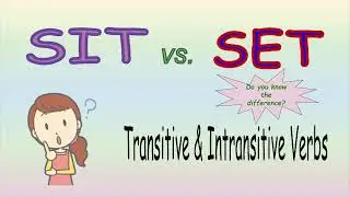 SIT vs SET | Confused Verbs | Fundamental aspect of English Grammar