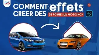 Comment incruster une voiture dans une forme sur Adobe Photoshop