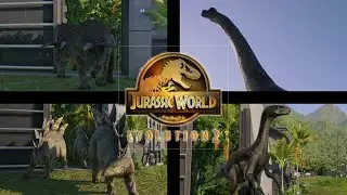 Todos los herbívoros de Jurassic world evolution 2