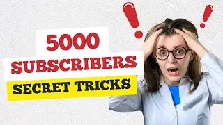 5,000 YouTube Subscribers with Personal Tricks Exposed 💲DONT SKIP