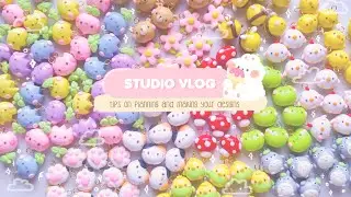 Studio Vlog | How I Plan and Make my Products | Small Art Business