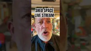 Ring the bell 🛎️ SHED SPACE live stream tonight 7pm 28th August 2024
