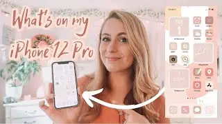 What's On My iPhone 12 Pro | iOS 14.5 Calm and Aesthetic | Custom App Icons