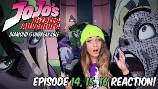 ROHAN! JoJo's Bizarre Adventure: DIAMOND IS UNBREAKABLE Episode 14, 15, 16 REACTION!