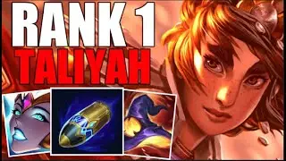 RANK 1 TALIYAH IN THE WORLD JUNGLE GAMEPLAY! | CHALLENGER TALIYAH JUNGLE | 13.20