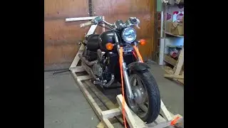 Распаковываем мечту! (мотоцикл Honda Magna)