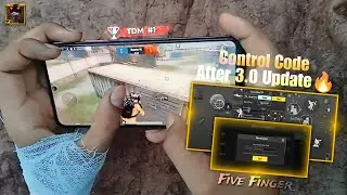 Control Code After 3.0 Update🔥|Best Control Code & Sensitivity Code|Five Finger Control Code