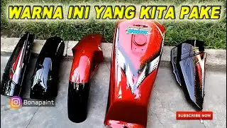 Cat ulang tangki rx king seperti pabrikan #rxking // Bonapaint