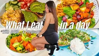VLOG What I Eat In A Day With COVID 19 and PREGNANT | Staying Healthy During COVID 19