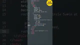 Background Bubbles Using HTML and CSS #shorts #shortsfeed #amittutorial