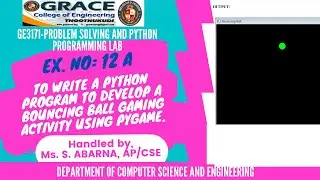 GRACE COE-CSE-GE3171-Problem Solving and Python Programming Laboratory-Ex12a