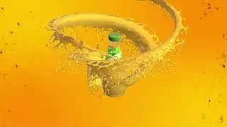 Tymbark Juice Product Promo with After Effects and Element 3D