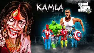 Franklin Saving Avengers  From Kamla  Indian horror and Save INDIA !(GTAV Avengers) | A.K GAME WORLD