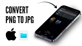 How to Convert PNG to JPG in iPhone