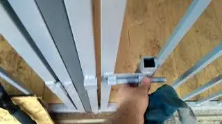 вольер из каркасов обшитый профлистом