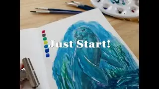 Just START - Gouache Seal Painting