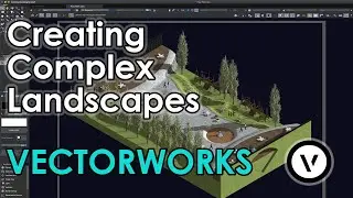 Creating Complex Landscapes in Vectorworks (4K)