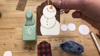How to Make Snowman tag