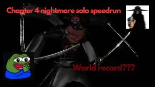 [OLD WR] The Mimic chapter 4 NIGHTMARE SOLO SPEEDRUN
