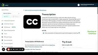 Appsumo + Salad - How to get started with Salad Transcription API on Appsumo - Tutorial