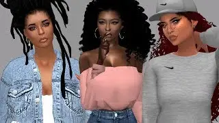 Sims 4 Create A Sim | We Need More Melanin Sims Tag | Collab With Unicorn Sims