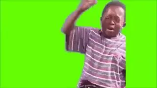 Nigerian kid crying green screen memes