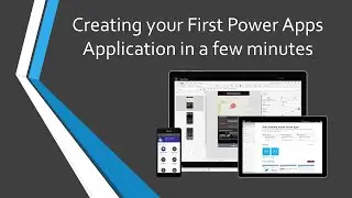 Creating your First Power Apps Application in a few minutes