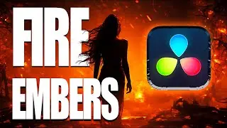 Easy Fire Embers in Davinci Resolve