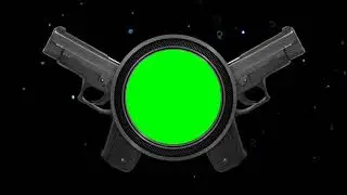 Green screen gun | 1080p | select stock