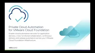 Solutions Overview: Private Cloud Automation for VMware Cloud Foundation