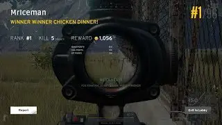 Solo TPP Chicken Dinner wird serviert