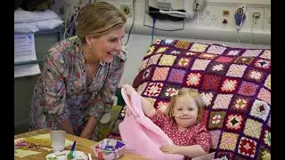 The Duchess of Edinburgh visited Leeds Children's Hospital