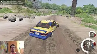 Aggressive driving from Crash Zak in the game - BeamNG Drive 